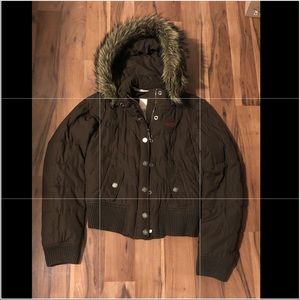 Hollister puffer feather jacket